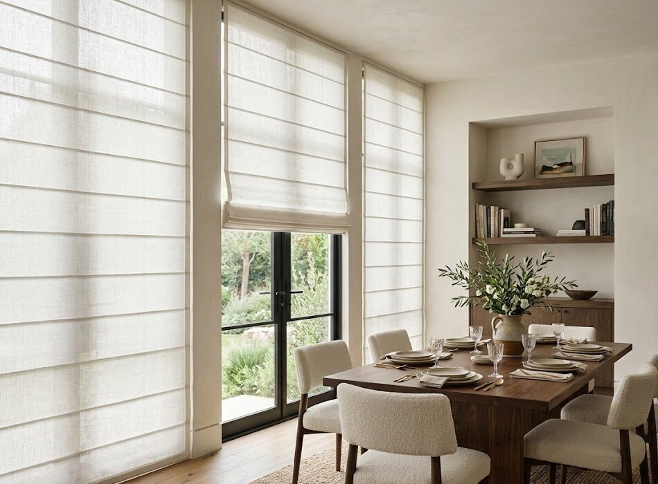 Modern Roman Shades