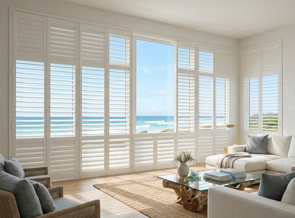 Polysatin & Hardwood Shutters