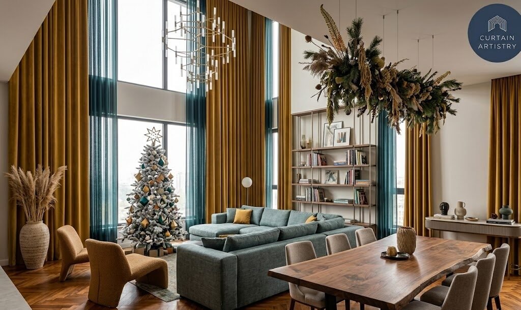 High Ceiling Luxury Drapes Singapore