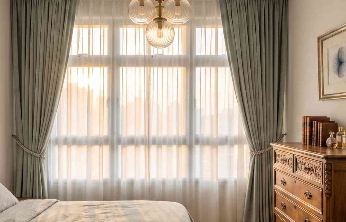 Luxury Sheer Curtains Setup