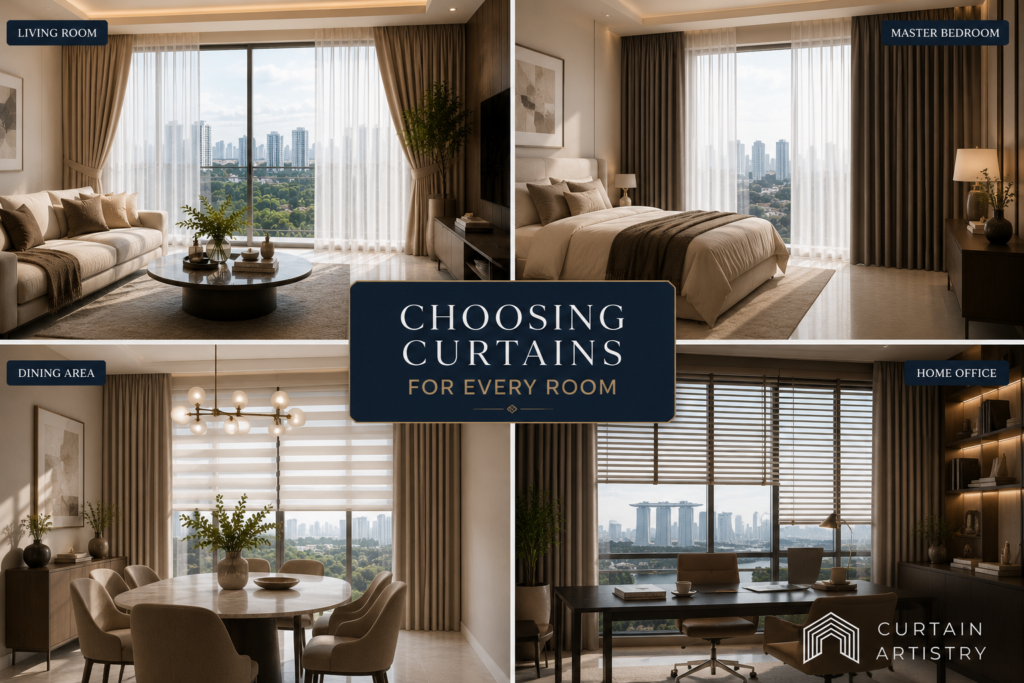 best condo curtains Singapore 