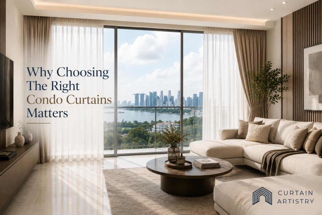 best condo curtains Singapore 