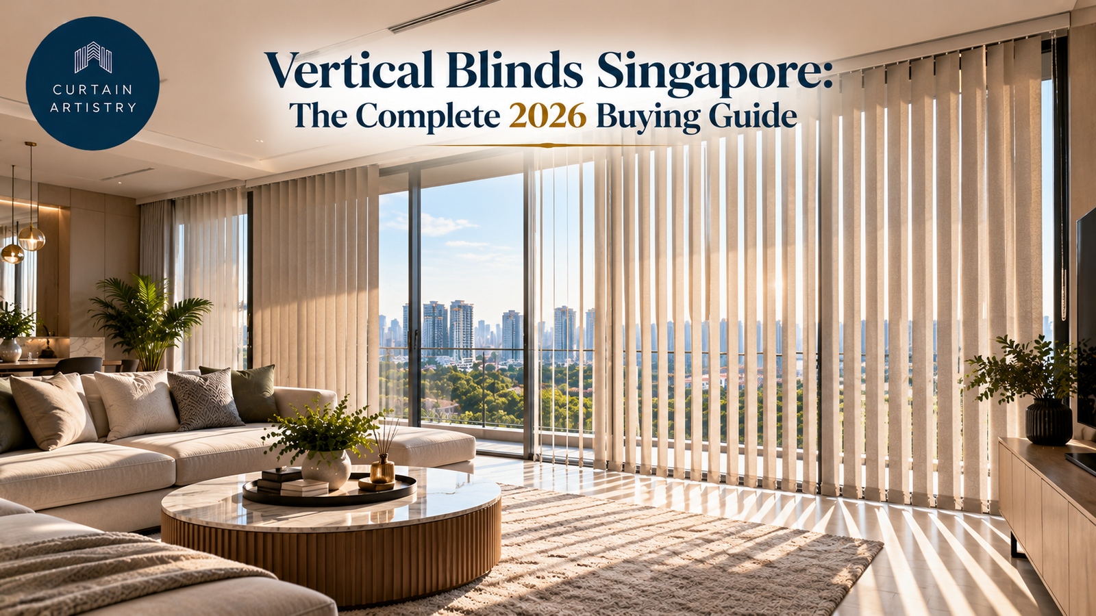 Vertical Blinds Singapore: The Complete 2026 Buying Guide