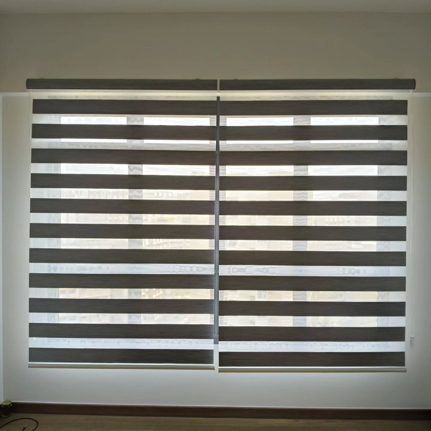 Korean blind and roller blind installed at Tengah Blk 216A by Curtain Artistry Singapore