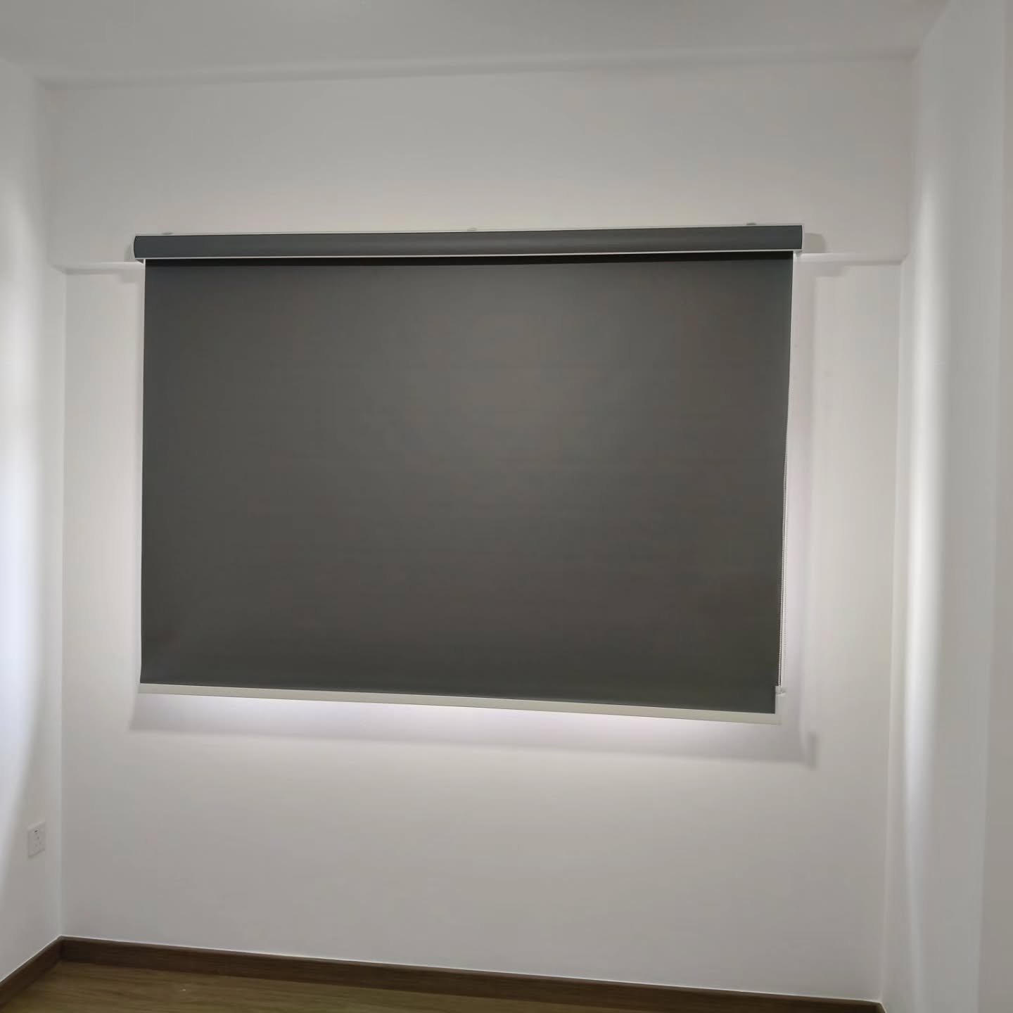 Korean blind and roller blind installed at Tengah Blk 216A by Curtain Artistry Singapore
